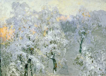 Alberi in argento invernale, 1910